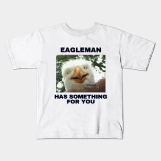 EagleMan Eagle Insurance Meme Kids T-Shirt